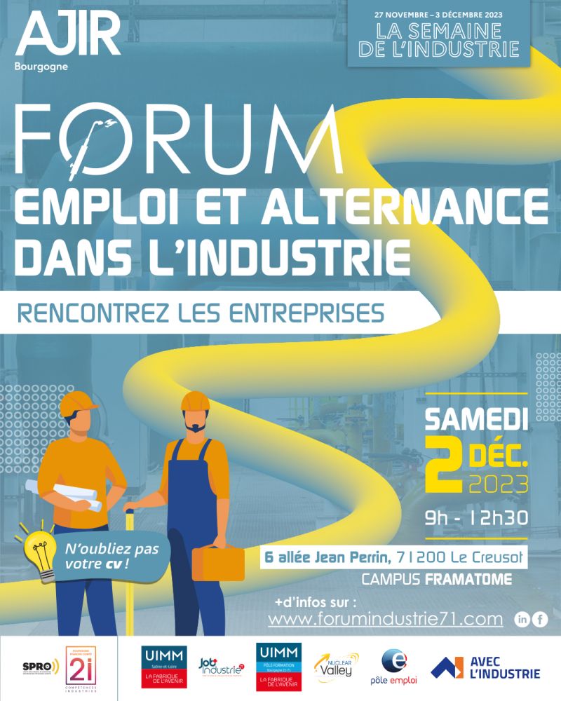 FORUM EMPLOI ET ALTERNANCE DE L'INDUSTRIE