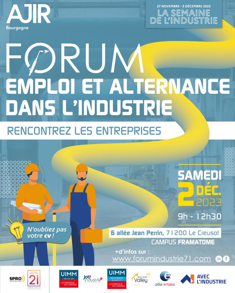 FORUM EMPLOI ET ALTERNANCE DE L'INDUSTRIE 