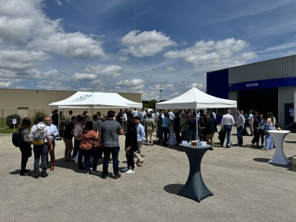 Inauguration de notre agrandissement avec clients et partenaires